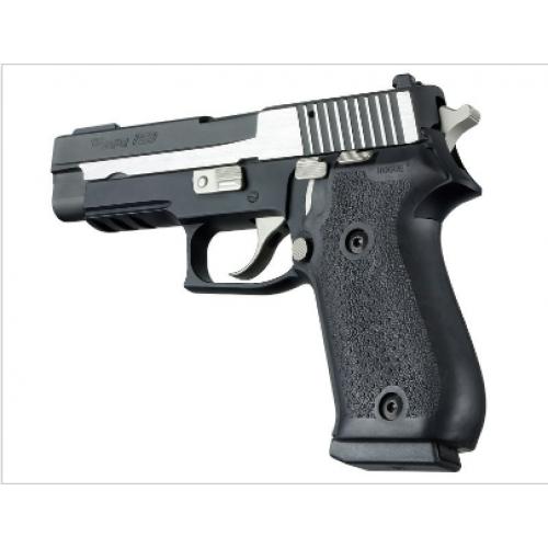 Sig P220 American DA/SA Griff / Pistolengriff mit Fingerrillen OverMolded Hogue