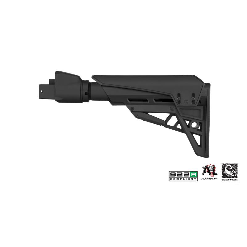 AK-47 / AK-74 Schaft / Schubschaft mit Scorpion gedämpfter Schaftkappe ATI TactLite