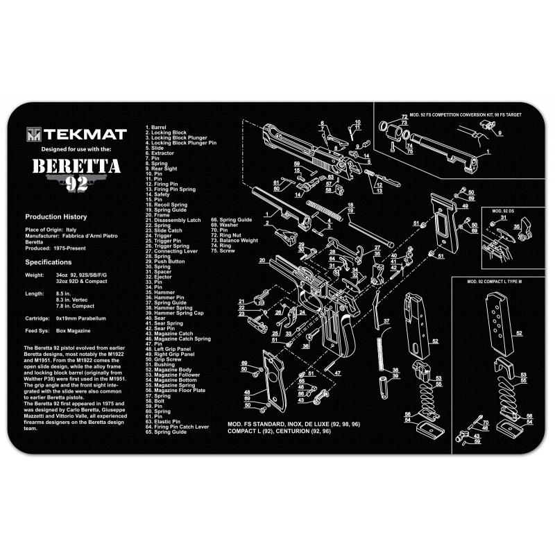 TEKMAT Beretta 92