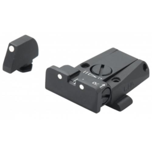 Glock 17 Visierset FiberOptic Adjustable Sight LPA Sights