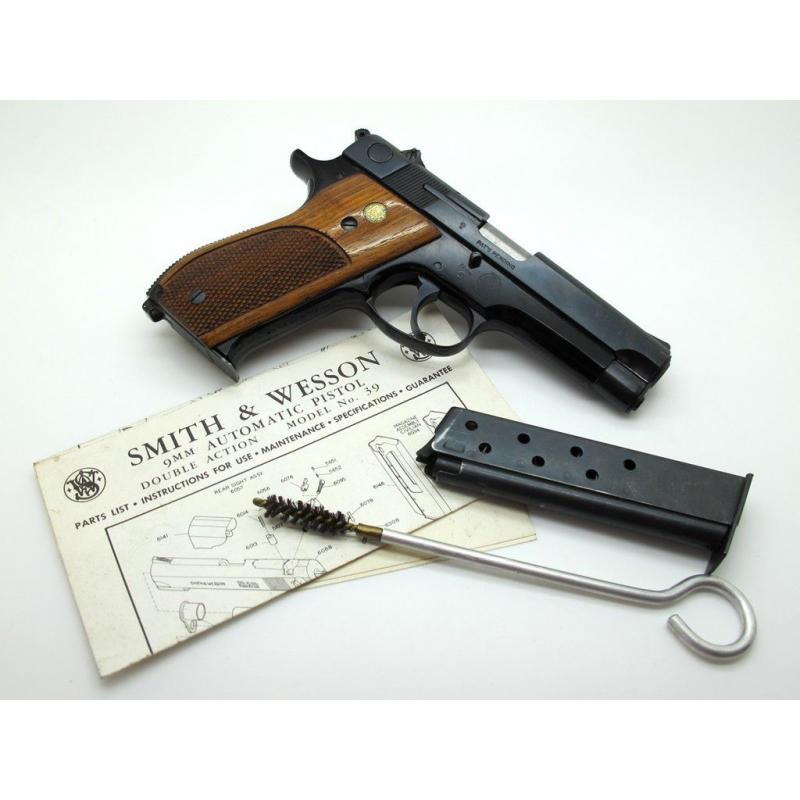 Smith & Wesson Modell 39 Magazin 9mm 8 Schuss S&W Modell 39 Schwarz GermanTactical