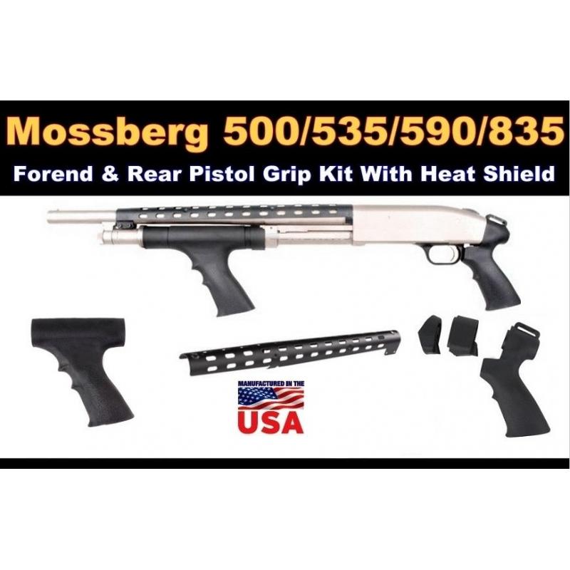 Mossberg 500 Pistolengriff, Vorderschaft mit Pistolengriff u. Hitzeschild SET ATI