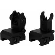FRONT & REAR FLIP-UP IRON SIGHTS NIEDRIGES PROFIL